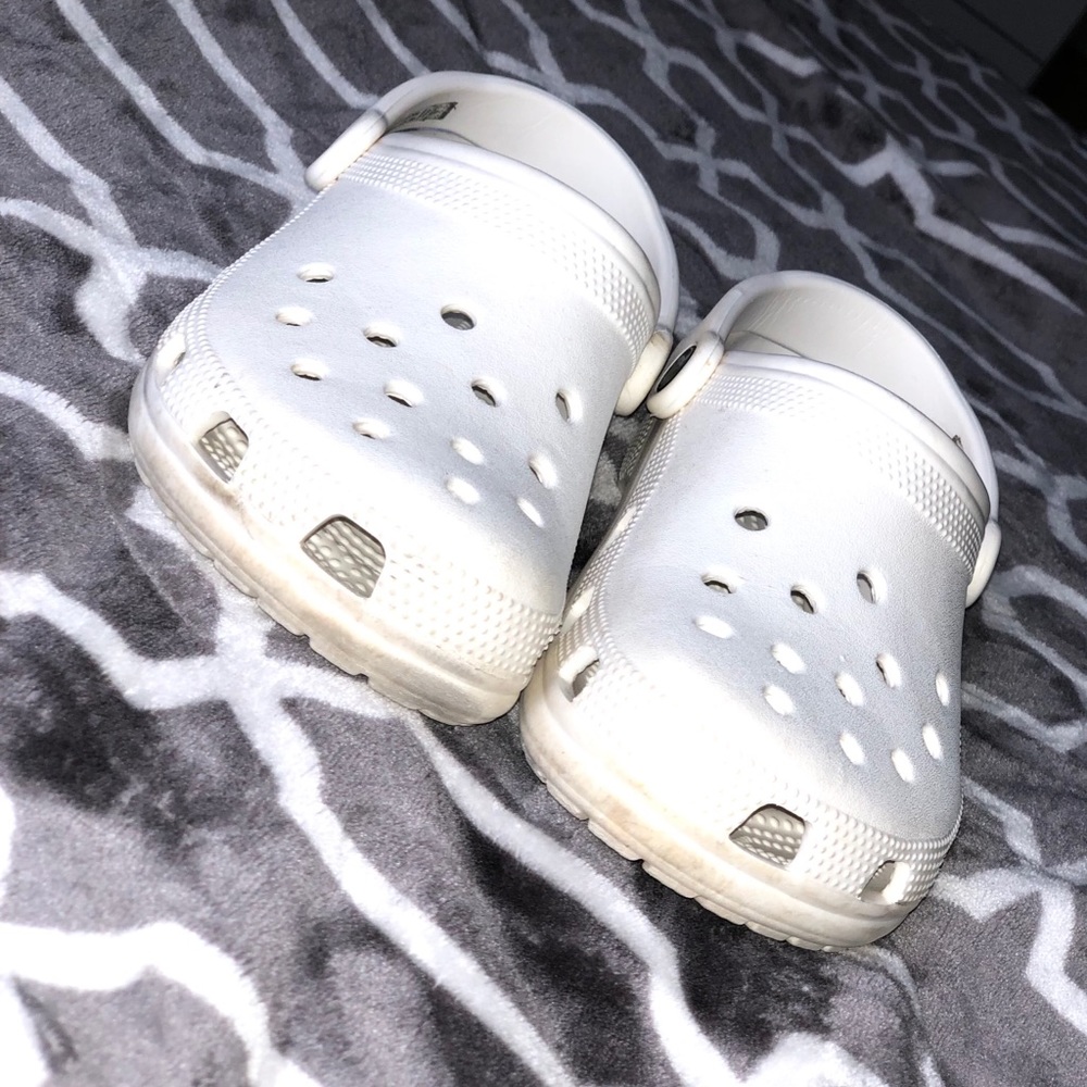White Crocs!